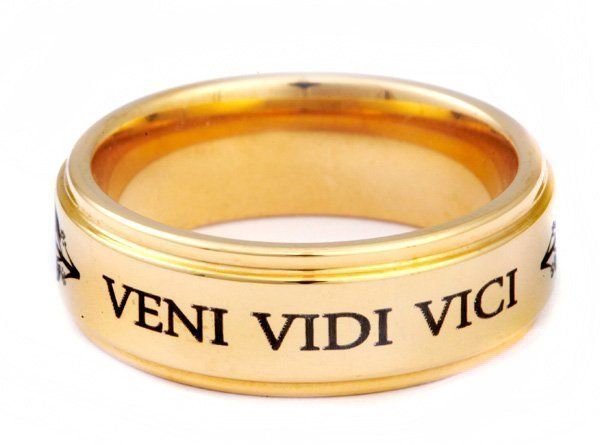 Кольцо Цезаря Veni Vidi Vici
