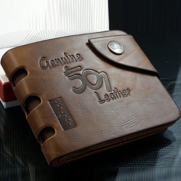 Мужской кошелек из натуральной кожи Genuine 501
