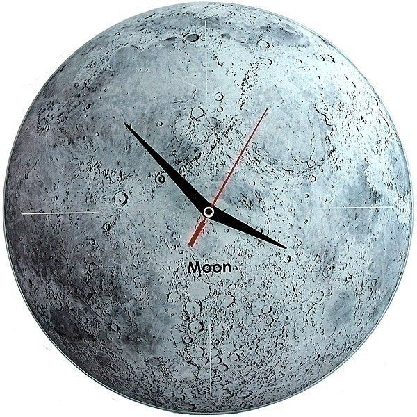 Стеклянные часы Луна