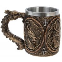 Stainless steel mug, 460 ml, Drakaris dragon