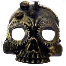 Skull Steampunk karnaval maskası