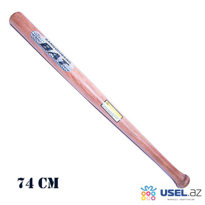 Бейсбольная деревянная бита "BAT" 74 см