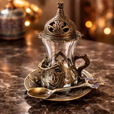 Oriental tea set for 1 person