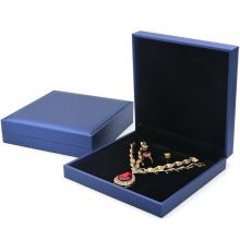 Подарочная бархатная коробка для драгоценностей (синий)
