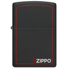 Zippo "Black Matte W/Border" Lighter