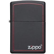 Alışqan Zippo "Black Matte W/Border"