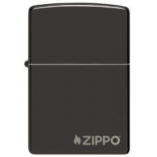 Alışqan Zippo Logo "Ebony"