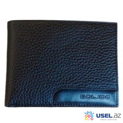 Men's wallet purse Solido MS3026BK