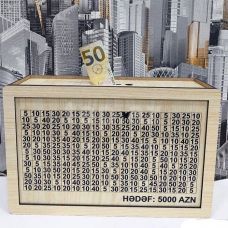 Hedef qutusu wooden money box