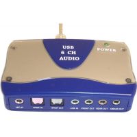 USB 6 Channel External Sound with VoIP Support 