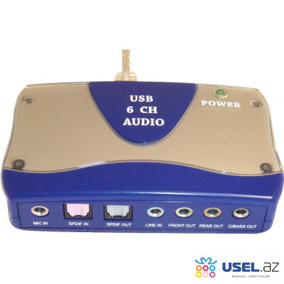 USB 6 Channel External Sound with VoIP Support