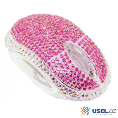 USB Mouse Satzuma Diamante Pink