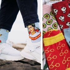 Nasocks Designer Cool Socks with Print and Embroidery