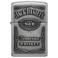 Zippo Jack Daniels Whiskey High Polish Chrome Emblem Lighter