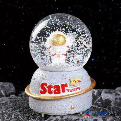 Музыкальный шар со снегом Cosmos Star Tours