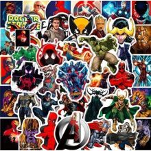 Виниловые стикеры Супергерои Марвел Marvel Anime Spider-Man Iron Man Hulk