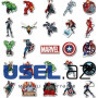 Виниловые стикеры Disney Marvel Spiderman iron Man Hulk Sticker