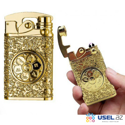 Flameless two-arc plasma lighter with USB charging