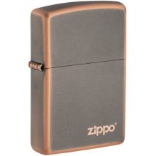 Zippo Rustic Bronze Zippo Logo alışqan