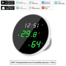  Tuya Wi-Fi Датчик Температуры и Влажности с LED-дисплеем