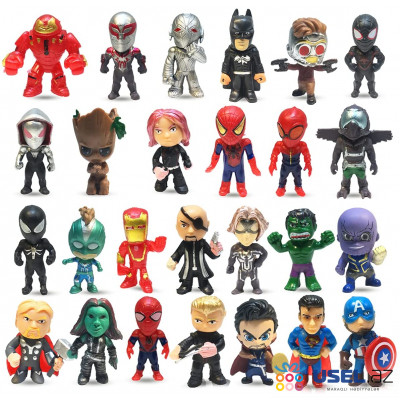 Мини-фигурки супергероев Мстителей Avengers Marvel 