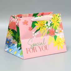 Пакет подарочный с широким дном «Special for you»