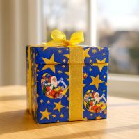 Коробка складная новогодняя 