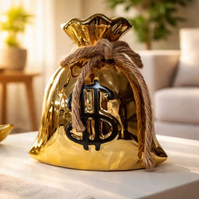 Piggy bank "Bag $"