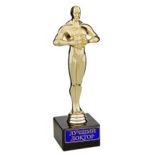 Souvenir statuette Oscar "The best doctor"