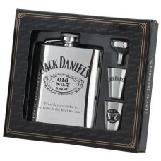 Jack Daniels Licensed Barwar flyaqa / qədəh hədiyyəlik dəsti