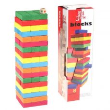 Board game Jenga 54 bars color