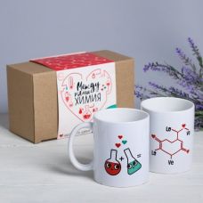 Set for two mugs "Chemistry Between Us"