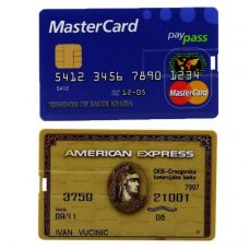 USB yaddaş kartı "Bank kredit kartı" / "Credit Card" 16GB