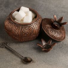 Sugar bowl "Antique pomegranate"