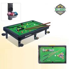 Board game "Billiards": table 55 x 33 x 15.5 cm, cue stick, balls