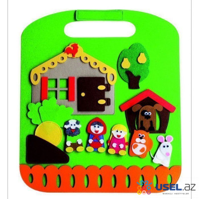 Коврик-игралка в дорогу "Репка" с пальчиковыми игрушками