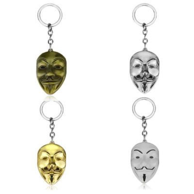 Keychain with anonymous mask "V for Vendetta" Keychain with anonymous mask "V for Vendetta"