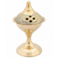 Incense stand, polished