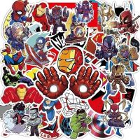 Наклейки стикеры с супергероями комиксов вселенной Марвел / Marvel 