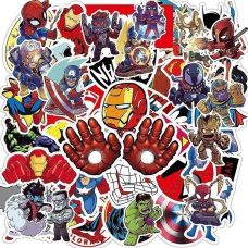 Stickers with superheroes of comics of the universe Marvel / Marvel