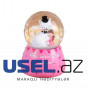 Musical snow globe cat "Life with you forever"