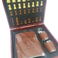 Подарочный набор: шахматы с флягой Jack Daniels