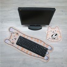 Набор ковриков для мыши и клавиатуры "Котик"