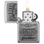 Зажигалка Zippo Jim Beam Chrome Emblem Bourbon оригинал США