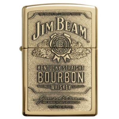 Зажигалка Zippo Jim Beam Brass Emblem