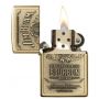 Зажигалка Zippo Jim Beam Brass Emblem