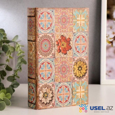 Safe-book cache "Flower patterns on an oriental carpet"
