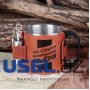 Hiking set: mug 180 ml, flask