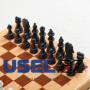 Игровой набор "Шахматы", доска 32 х 32 см, поле для нард 