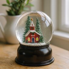 Рождественский снежный шар «Тихая  ночь» 14×10 см